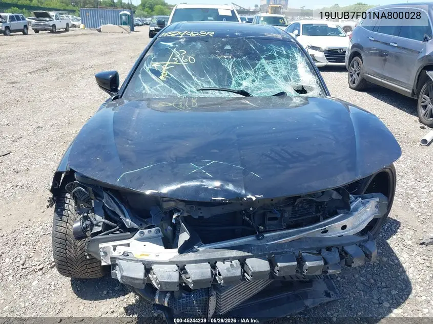19UUB7F01NA800028 2022 Acura Tlx