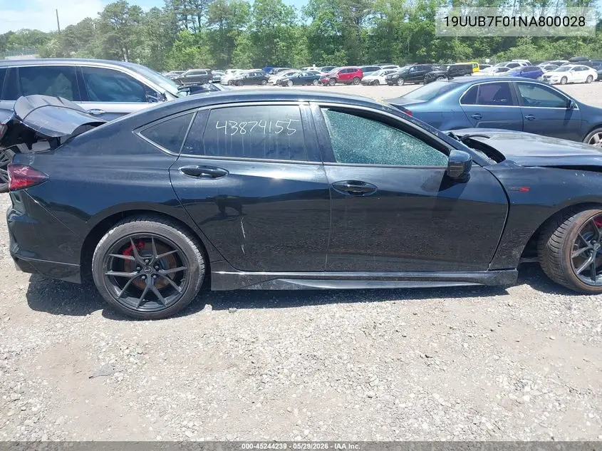 19UUB7F01NA800028 2022 Acura Tlx
