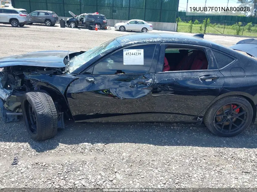 19UUB7F01NA800028 2022 Acura Tlx