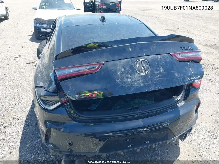 19UUB7F01NA800028 2022 Acura Tlx
