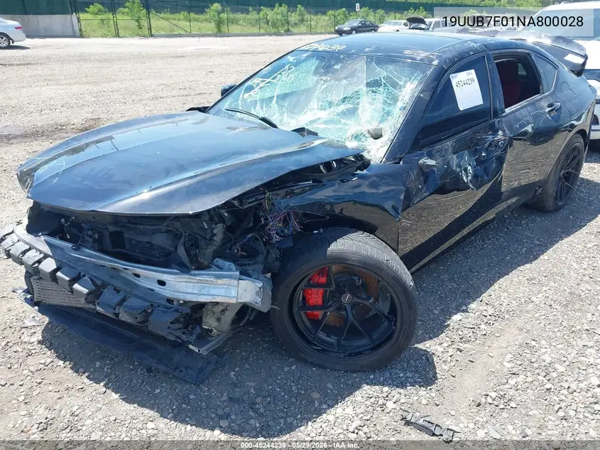 19UUB7F01NA800028 2022 Acura Tlx