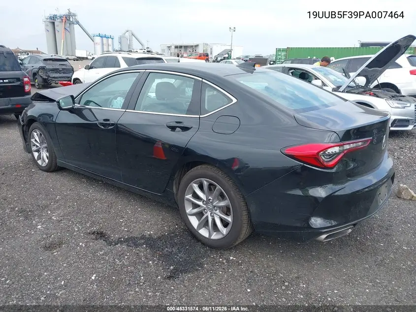2023 Acura Tlx Standard VIN: 19UUB5F39PA007464 Lot: 45331574