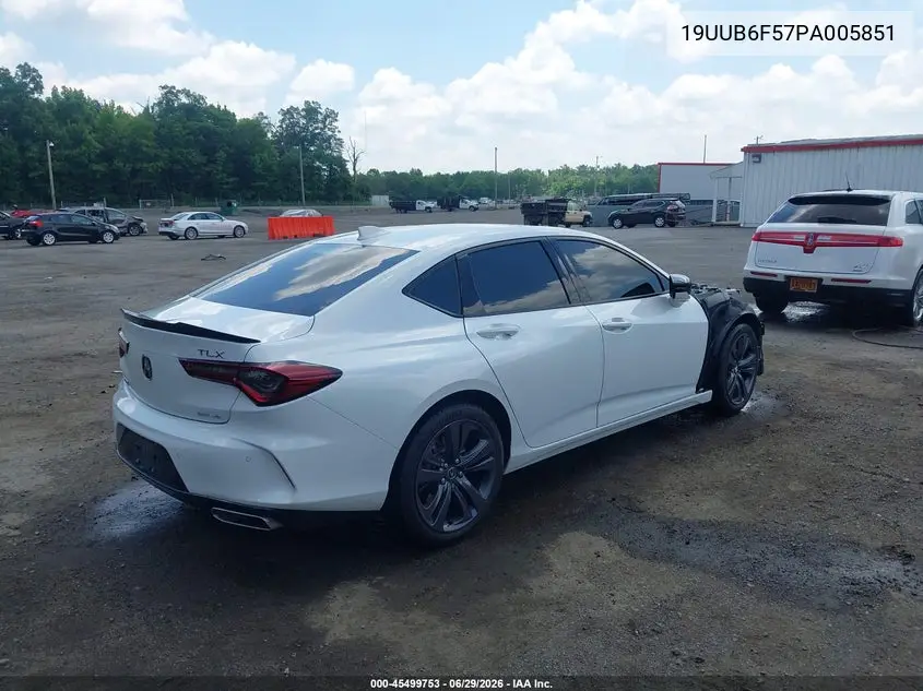 2023 Acura Tlx A-Spec Package VIN: 19UUB6F57PA005851 Lot: 45499753