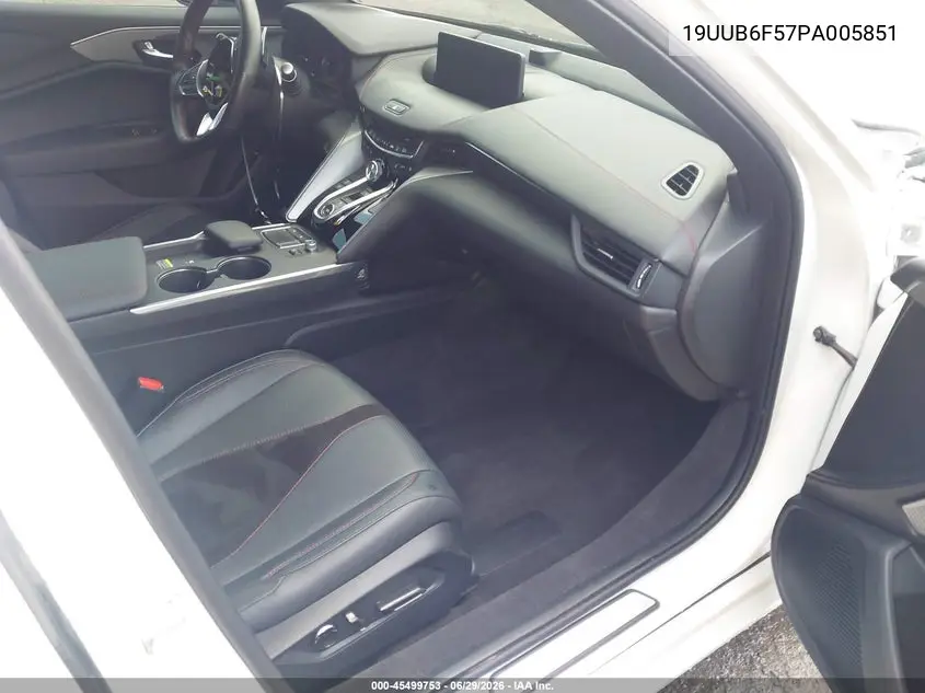 2023 Acura Tlx A-Spec Package VIN: 19UUB6F57PA005851 Lot: 45499753