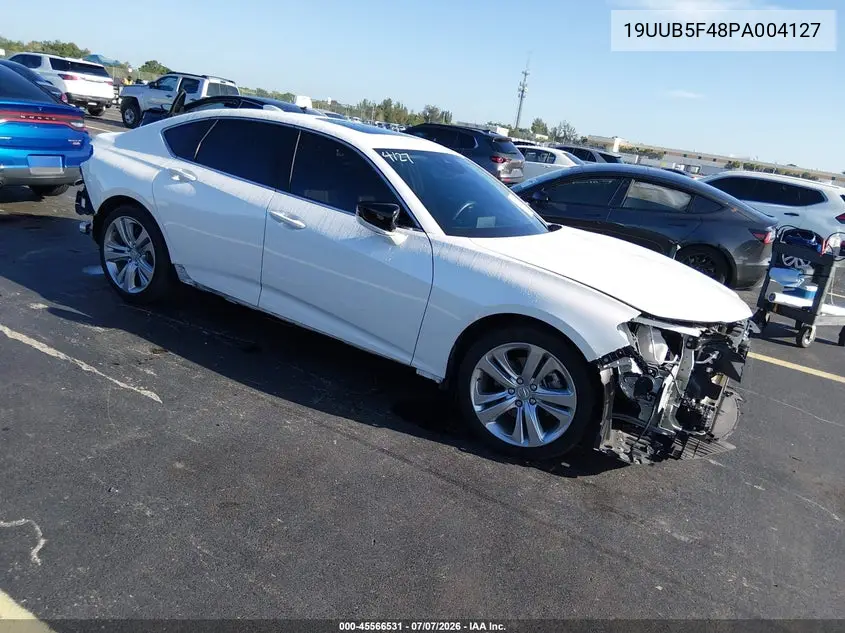 2023 Acura Tlx Technology Package VIN: 19UUB5F48PA004127 Lot: 45566531