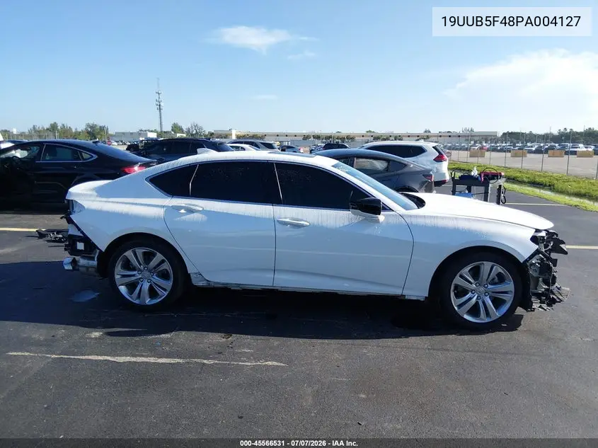 2023 Acura Tlx Technology Package VIN: 19UUB5F48PA004127 Lot: 45566531