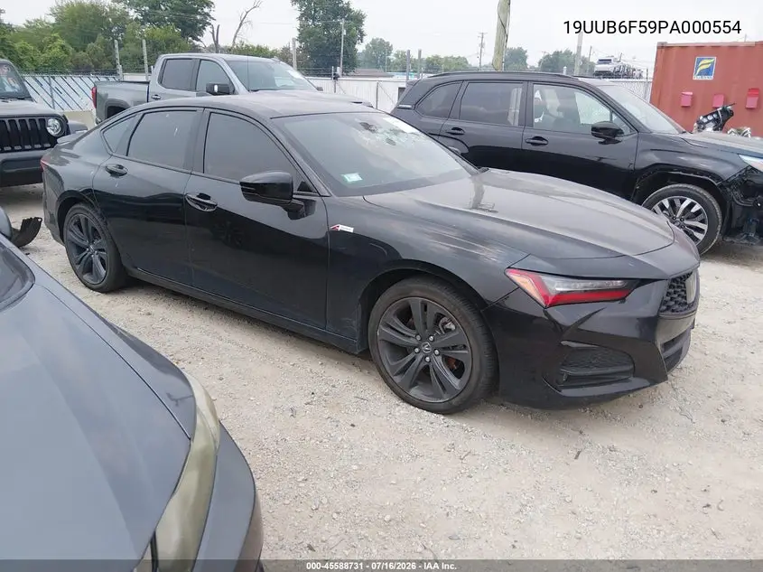 2023 Acura Tlx A-Spec Package VIN: 19UUB6F59PA000554 Lot: 45588731