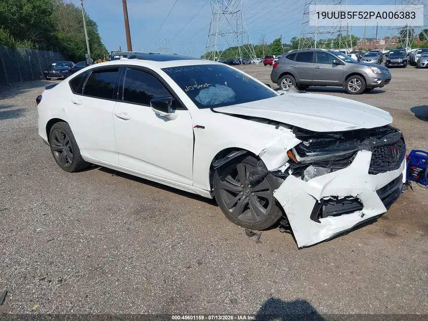 2023 Acura Tlx A-Spec Package VIN: 19UUB5F52PA006383 Lot: 45601159