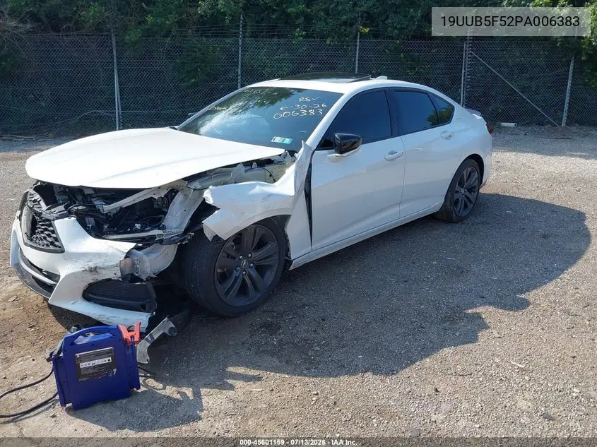 2023 Acura Tlx A-Spec Package VIN: 19UUB5F52PA006383 Lot: 45601159