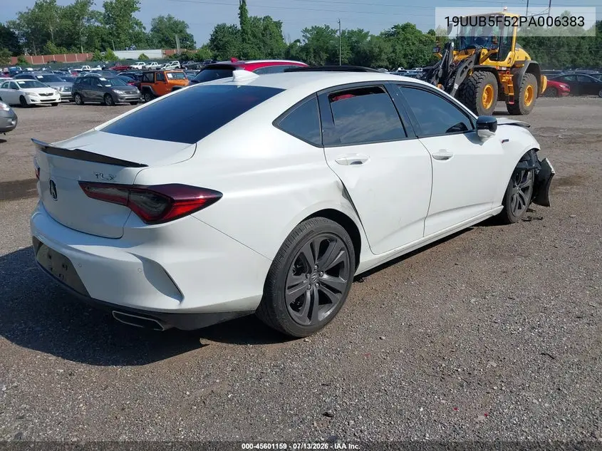 2023 Acura Tlx A-Spec Package VIN: 19UUB5F52PA006383 Lot: 45601159