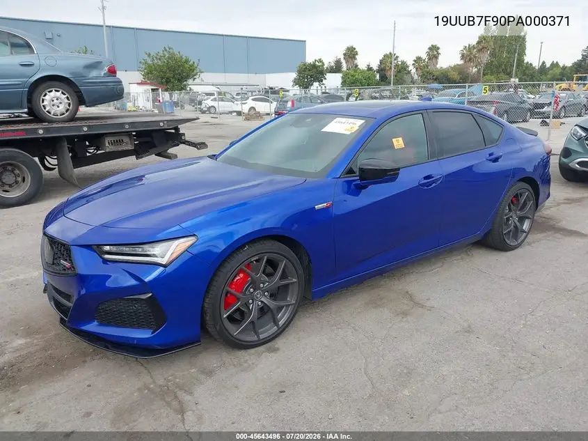 2023 Acura Tlx Type S - Hp Wheel And Tire VIN: 19UUB7F90PA000371 Lot: 45643496