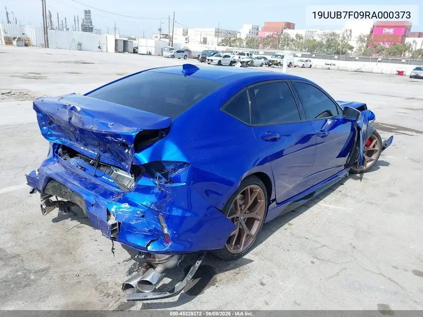 2024 Acura Tlx Type S VIN: 19UUB7F09RA000373 Lot: 45329372