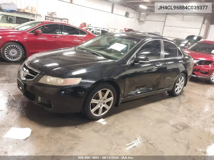 2004 Acura Tsx VIN: JH4CL96884C039377 Lot: 40074503