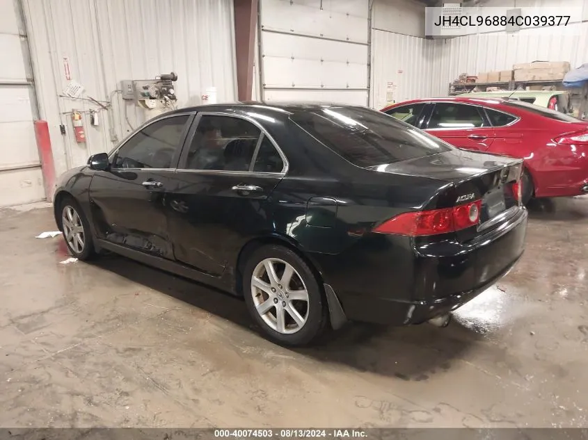 2004 Acura Tsx VIN: JH4CL96884C039377 Lot: 40074503