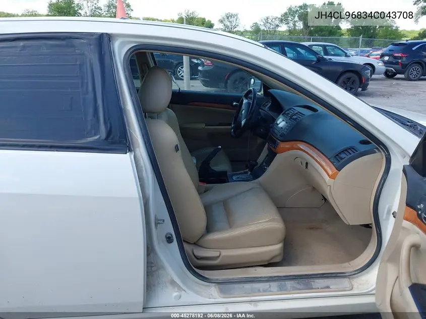 2004 Acura Tsx VIN: JH4CL96834C043708 Lot: 45278192