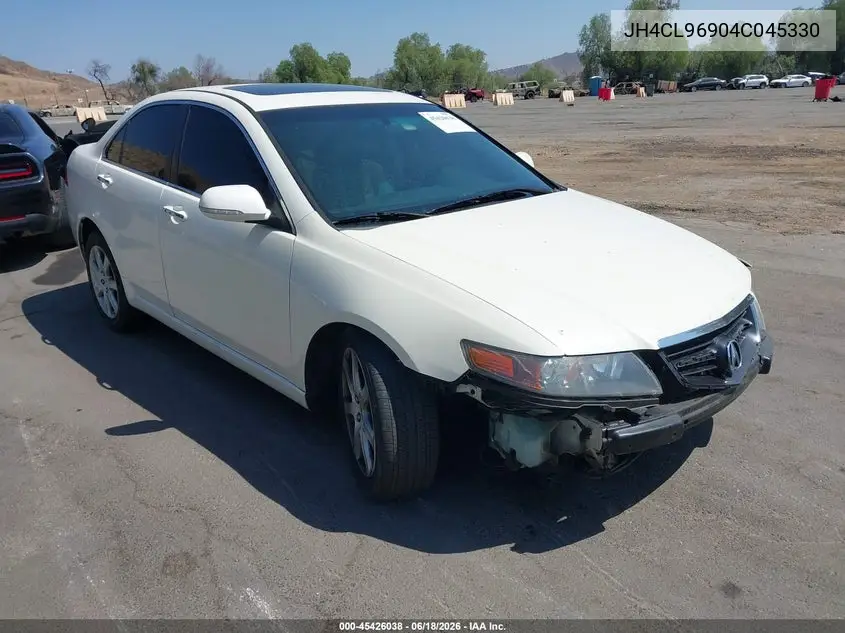 2004 Acura Tsx VIN: JH4CL96904C045330 Lot: 45426038