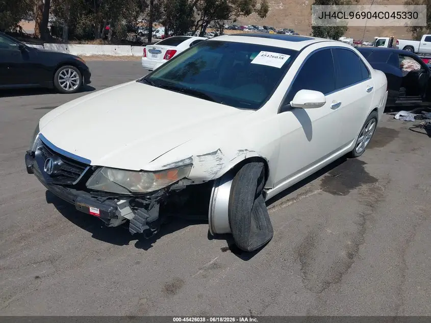 2004 Acura Tsx VIN: JH4CL96904C045330 Lot: 45426038
