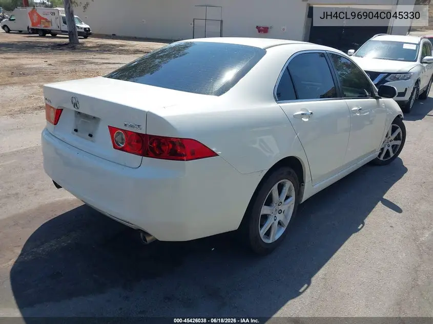 2004 Acura Tsx VIN: JH4CL96904C045330 Lot: 45426038