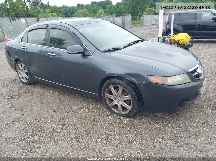 2004 Acura Tsx VIN: JH4CL969X4C034593 Lot: 45460834