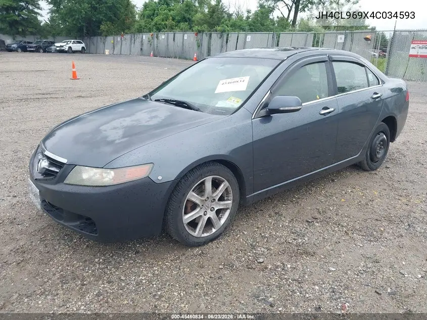 2004 Acura Tsx VIN: JH4CL969X4C034593 Lot: 45460834