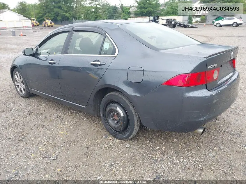 2004 Acura Tsx VIN: JH4CL969X4C034593 Lot: 45460834