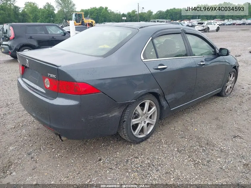2004 Acura Tsx VIN: JH4CL969X4C034593 Lot: 45460834