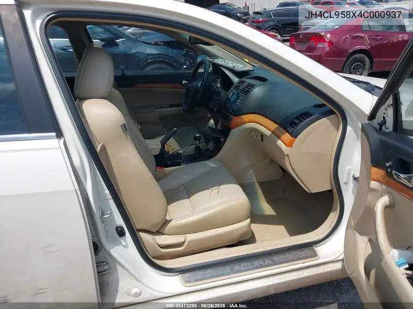 2004 Acura Tsx VIN: JH4CL958X4C000937 Lot: 45473298