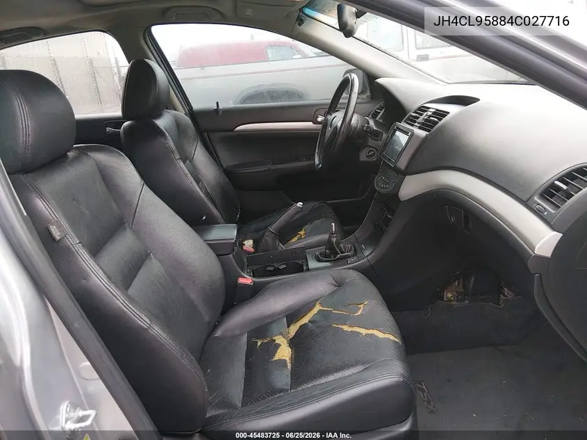 2004 Acura Tsx VIN: JH4CL95884C027716 Lot: 45483725