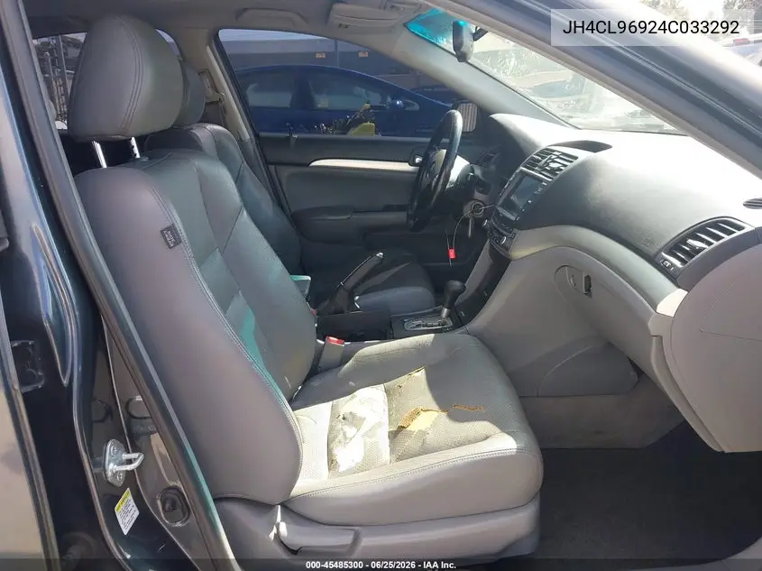 2004 Acura Tsx VIN: JH4CL96924C033292 Lot: 45485300