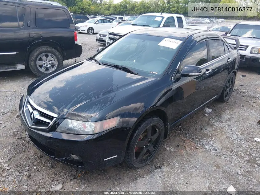 2004 Acura Tsx VIN: JH4CL95814C016377 Lot: 45547358