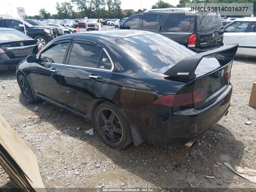 2004 Acura Tsx VIN: JH4CL95814C016377 Lot: 45547358