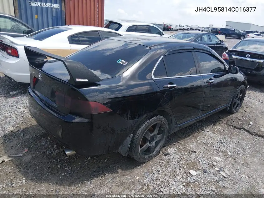 2004 Acura Tsx VIN: JH4CL95814C016377 Lot: 45547358
