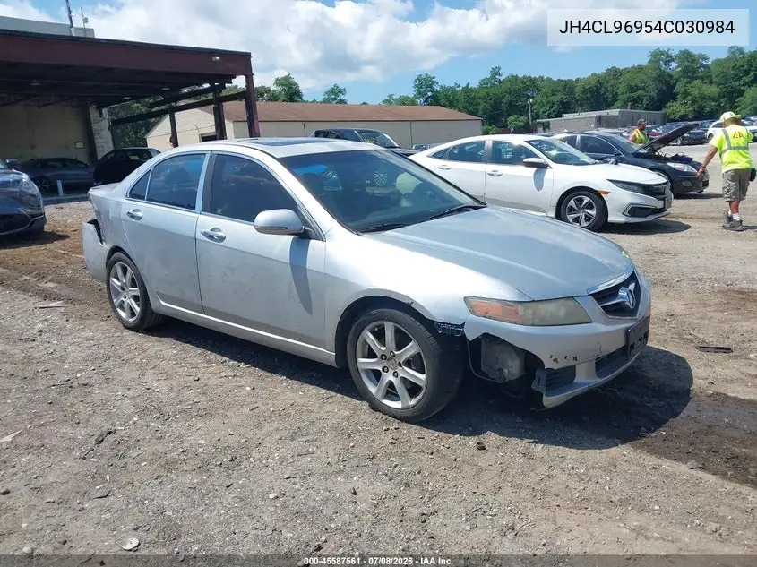 2004 Acura Tsx VIN: JH4CL96954C030984 Lot: 45587561