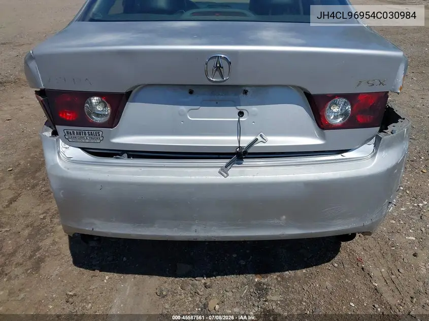 2004 Acura Tsx VIN: JH4CL96954C030984 Lot: 45587561