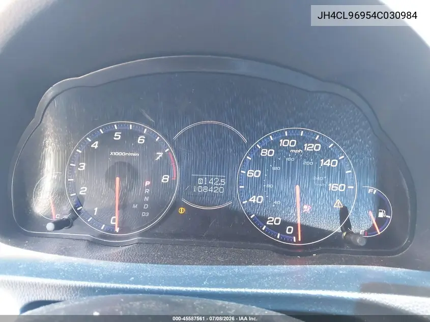 2004 Acura Tsx VIN: JH4CL96954C030984 Lot: 45587561