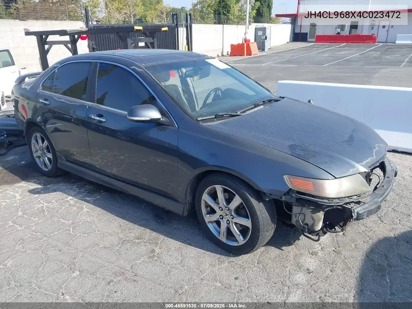 2004 Acura Tsx VIN: JH4CL968X4C023472 Lot: 45591530