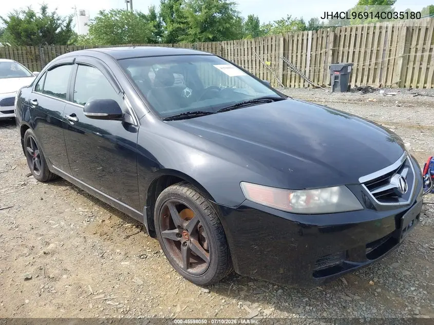 2004 Acura Tsx VIN: JH4CL96914C035180 Lot: 45598050