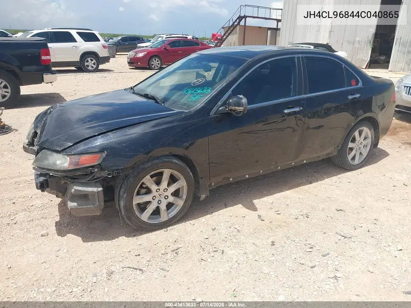 2004 Acura Tsx VIN: JH4CL96844C040865 Lot: 45613633