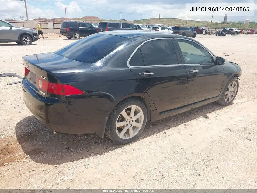 2004 Acura Tsx VIN: JH4CL96844C040865 Lot: 45613633