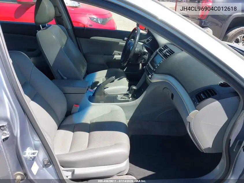 2004 Acura Tsx VIN: JH4CL96904C012618 Lot: 45629611