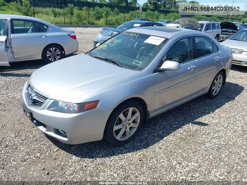 2004 Acura Tsx VIN: JH4CL96844C037562 Lot: 45660802
