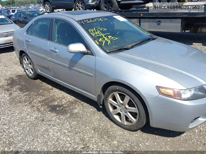 2004 Acura Tsx VIN: JH4CL96844C037562 Lot: 45660802