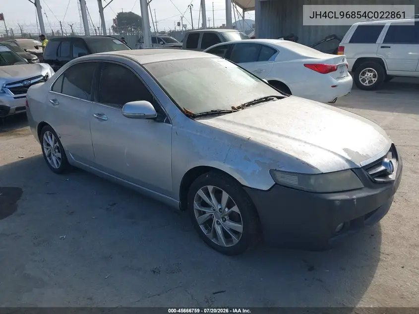 2004 Acura Tsx VIN: JH4CL96854C022861 Lot: 45666759