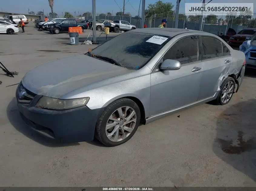 2004 Acura Tsx VIN: JH4CL96854C022861 Lot: 45666759