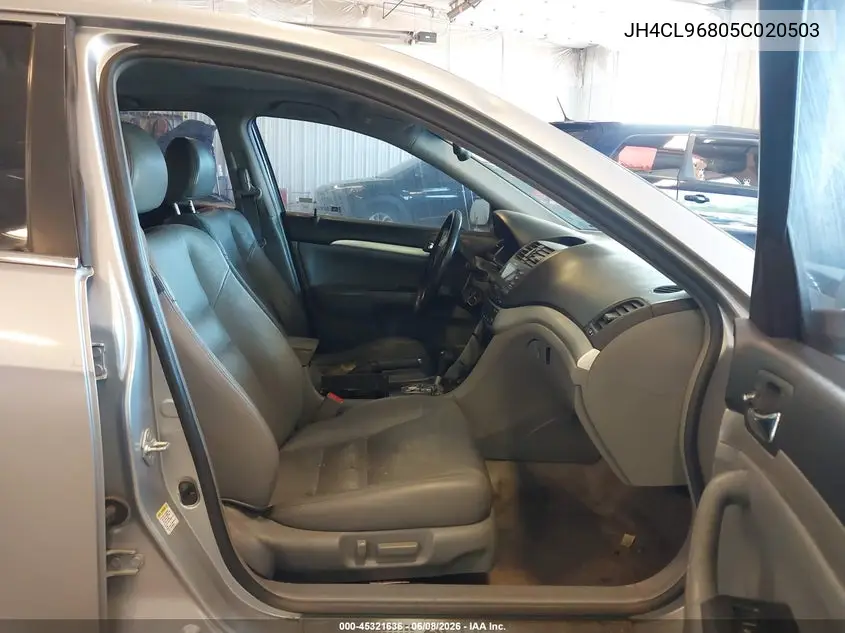 2005 Acura Tsx VIN: JH4CL96805C020503 Lot: 45321636