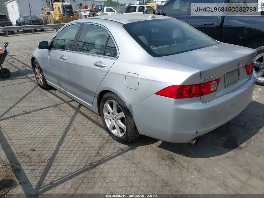 2005 Acura Tsx VIN: JH4CL96845C032783 Lot: 45355011
