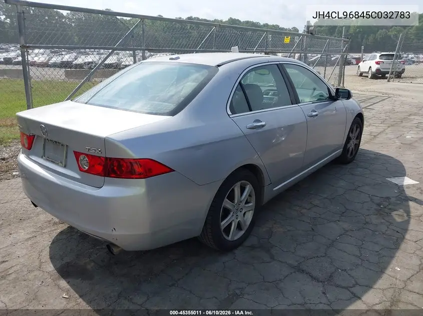 2005 Acura Tsx VIN: JH4CL96845C032783 Lot: 45355011