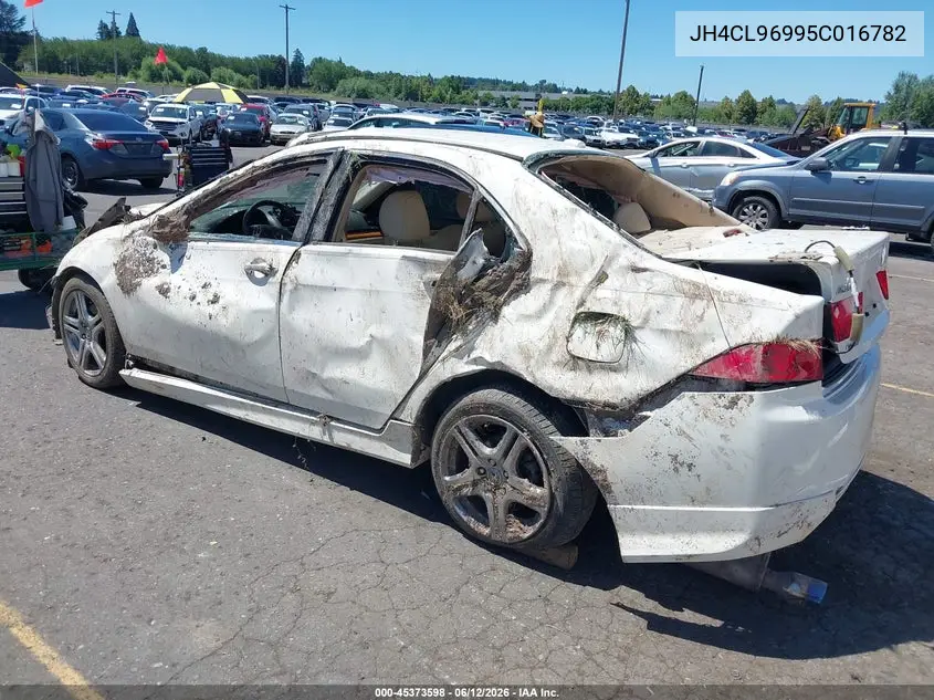 2005 Acura Tsx Base W/Navigation (A5) VIN: JH4CL96995C016782 Lot: 45373598
