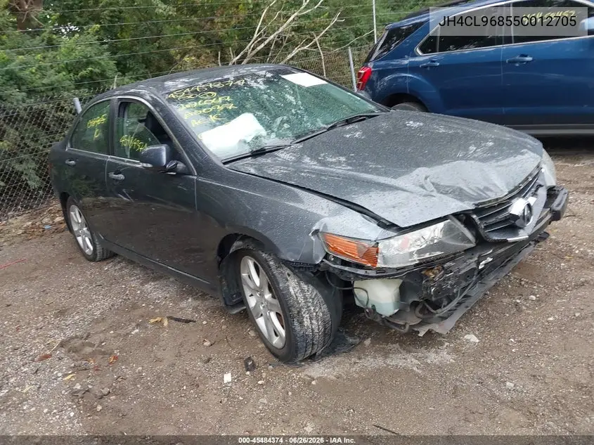 2005 Acura Tsx VIN: JH4CL96855C012705 Lot: 45484374