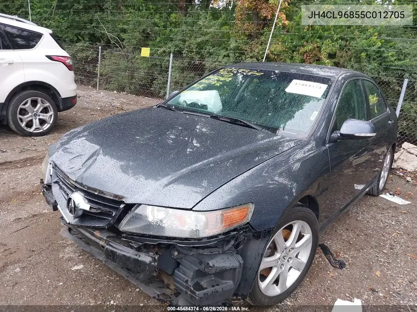 2005 Acura Tsx VIN: JH4CL96855C012705 Lot: 45484374
